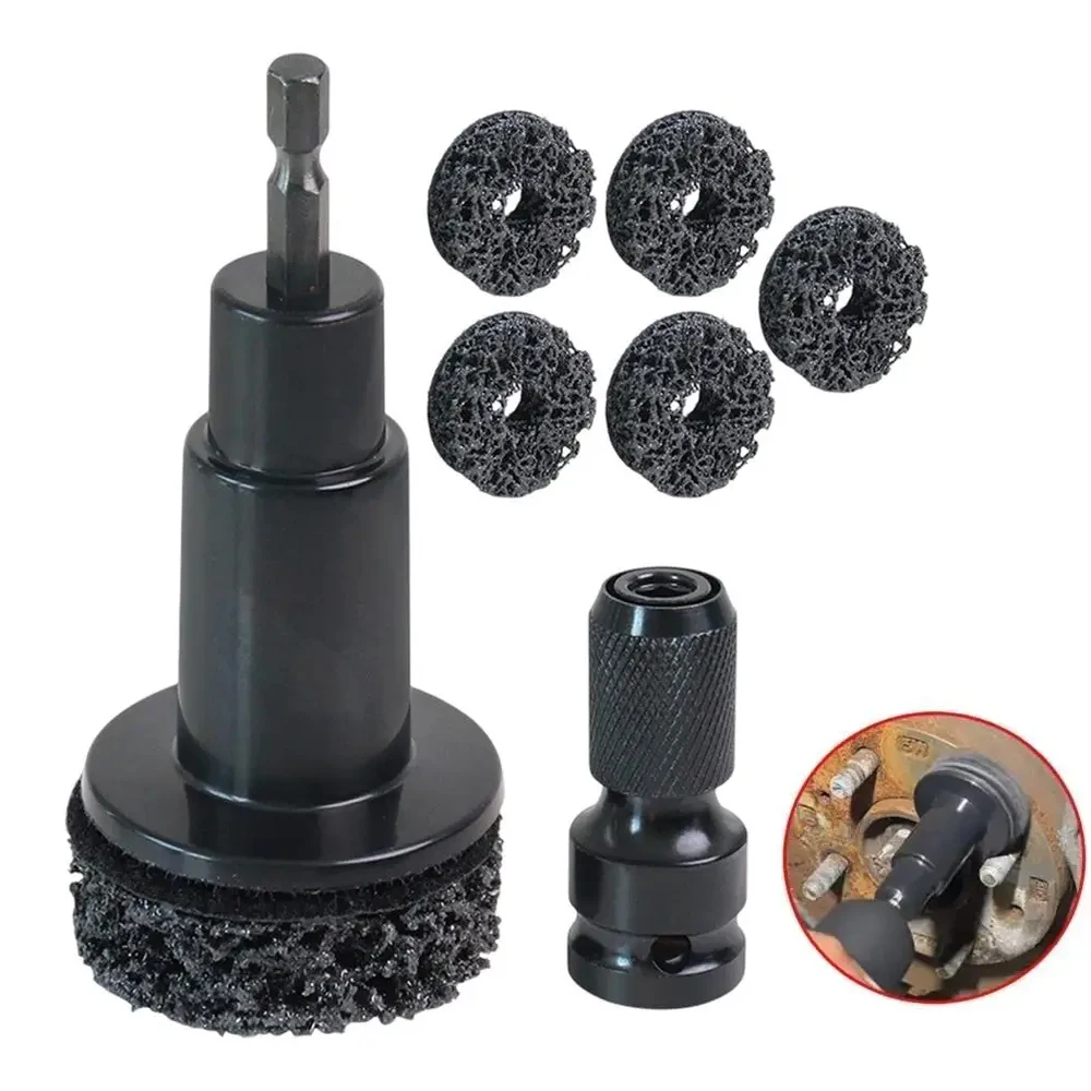 Automotive Radnabe Schleifwerkzeug pneumatische Schleifscheibe Rostentfernung Bremsscheibe Polieren Achskopf Stahlring Reparaturwerkzeug