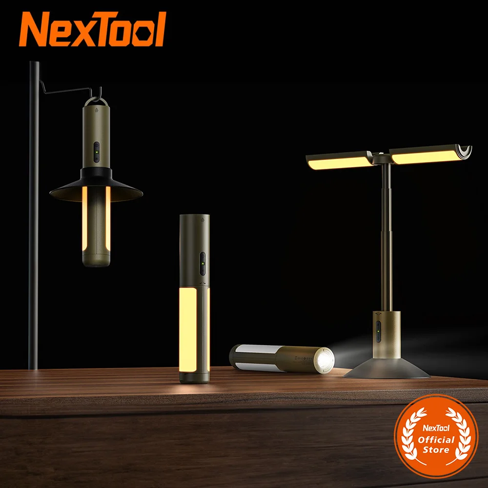 Nextool Camping Light Flashlight Strong Light Multifunctional Light Outdoor Household Rechargeable Night Lamp Table Lamp