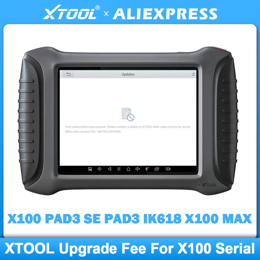 XTOOL Upgrade Fee For X100 PAD3 X100 PAD3 SE X100 MAX IK618 Update Fee For 1 Year Update