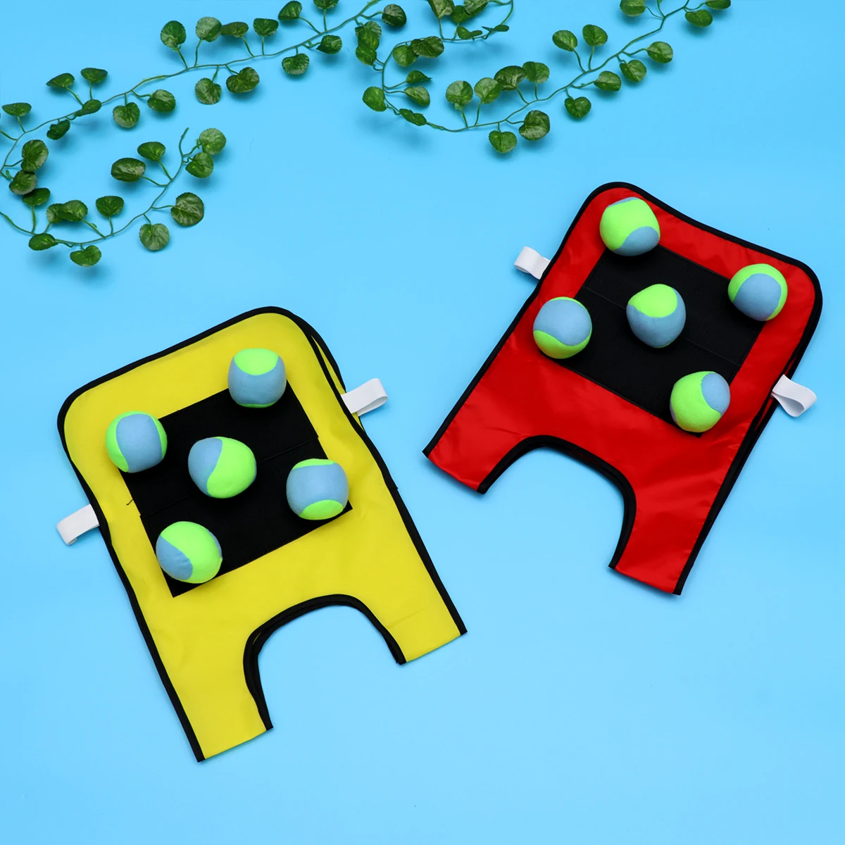 

Sticky Vest Kids Hunting Game Unisex Mesh Racket Catch Ball Party Decorations Toddler Sports Toys Launcher Dodgeball
