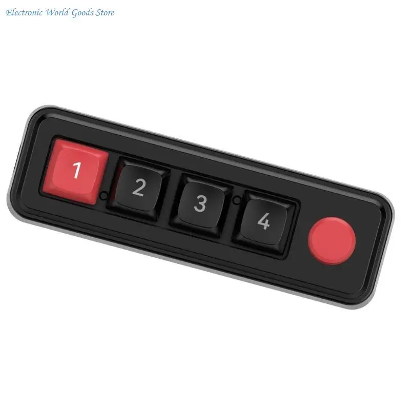 A3PD Mini 4 teclas Mecânico Teclado para jogos Hot Swap Design teclado USB C