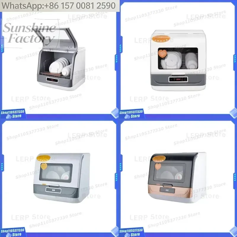 Household Dish Washers Mini Portable Commercial Smart Automatic Multipurpose Countertop Dishwasher