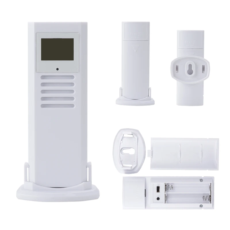 Wireless Weather Forecast Indoor/Outdoor Digital Hygrometer LED Display Temperature Station Alarm 3 Remote Sensors