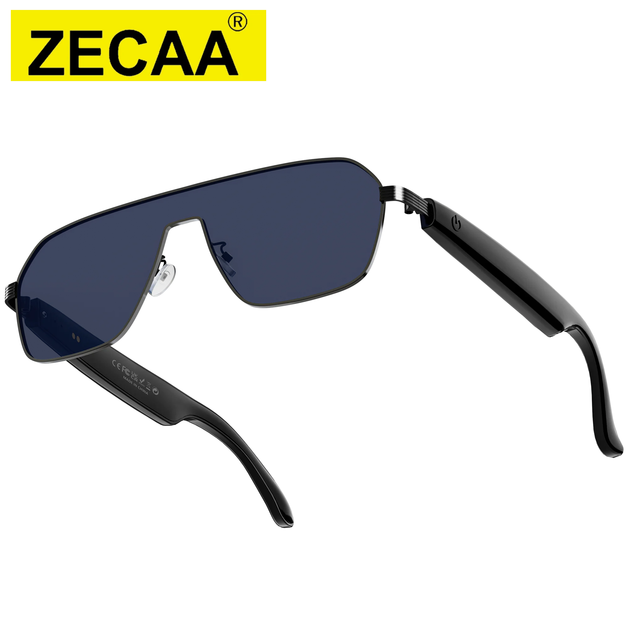 

ZECAA Smart Wireless Bluetooth Wearable Intelligent AI Translation Smart Glasses Phone Free Call Smart Glasses
