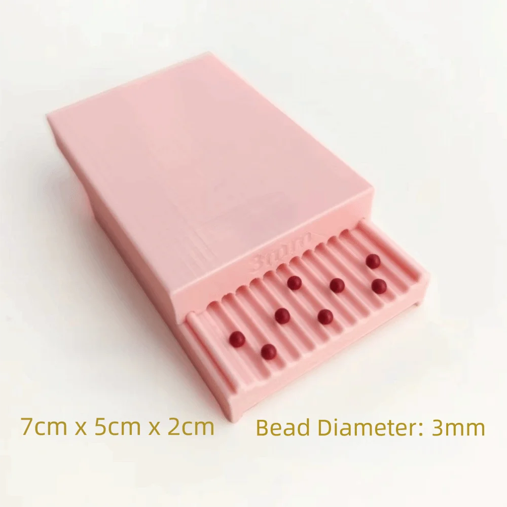 PLA Clay Ball Making Tool Two-Sided Structure Strip Rolling Clay Rolling Mold Uniform Ball Forming 1-5mm Diameter