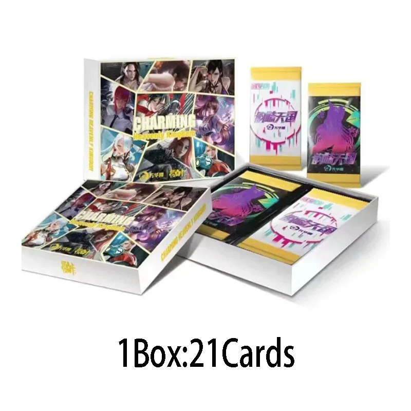 Original Goddess Story Charming Heavenly Kingdom Multi Character Cards Collection Cards Booster Box Hobbies and Gifts