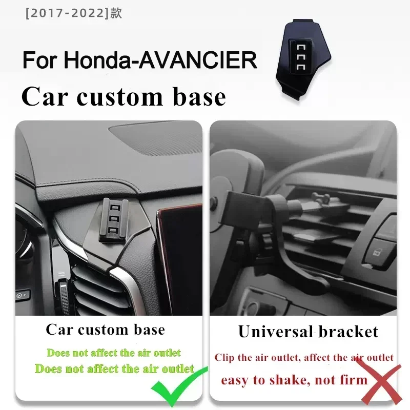 

2017-2022 For Honda Avancier Mobile Phones Holder Wireless Charger Car Mount Navigation Bracket GPS Support 360