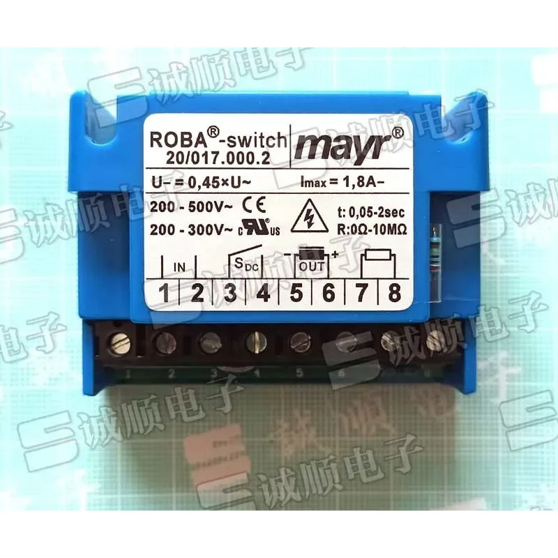 Brand new  20/017.000.2 ROBA-switch 1.8A 200-500V~ 0.05-2s 10M Brake Rectifier