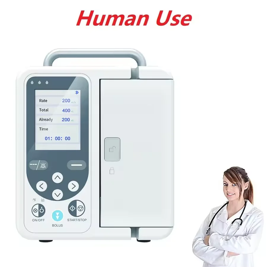 CONTEC SP750 Veterinary Infusion Pump/Human Infusion Pump Standard IV Fluid Control with Alarm SP750 for Hospital Clinic Use Acc