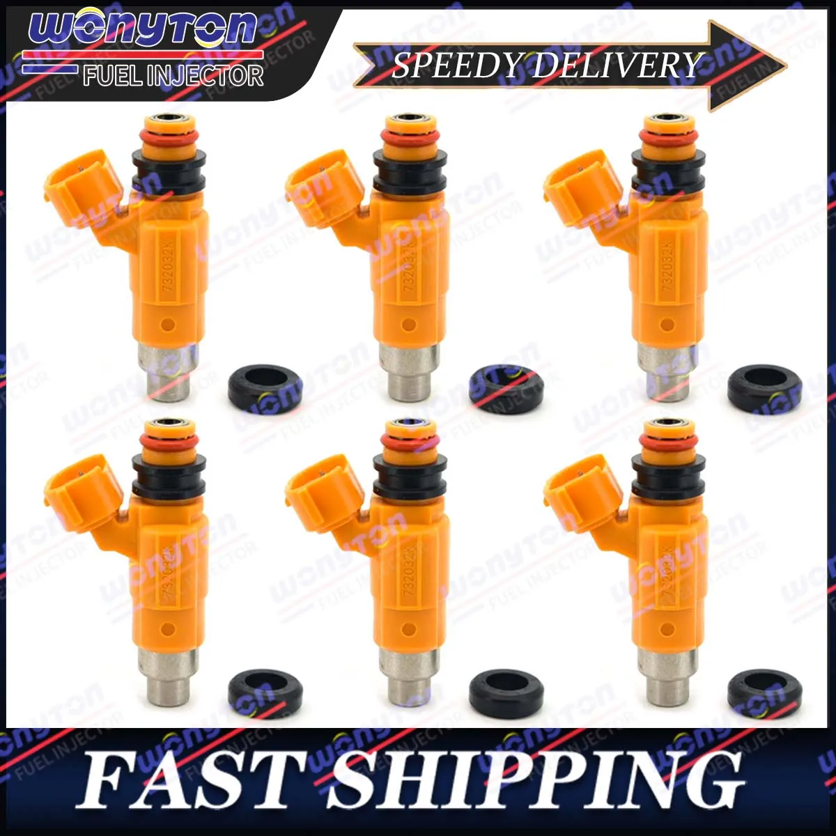 

6pcs/Lot CDH275 Fuel Injector Nozzle For Marine Yamaha F150 Outboard 150HP F200 F225 Mitsubishi Montero Engine CDH 275 MD319792