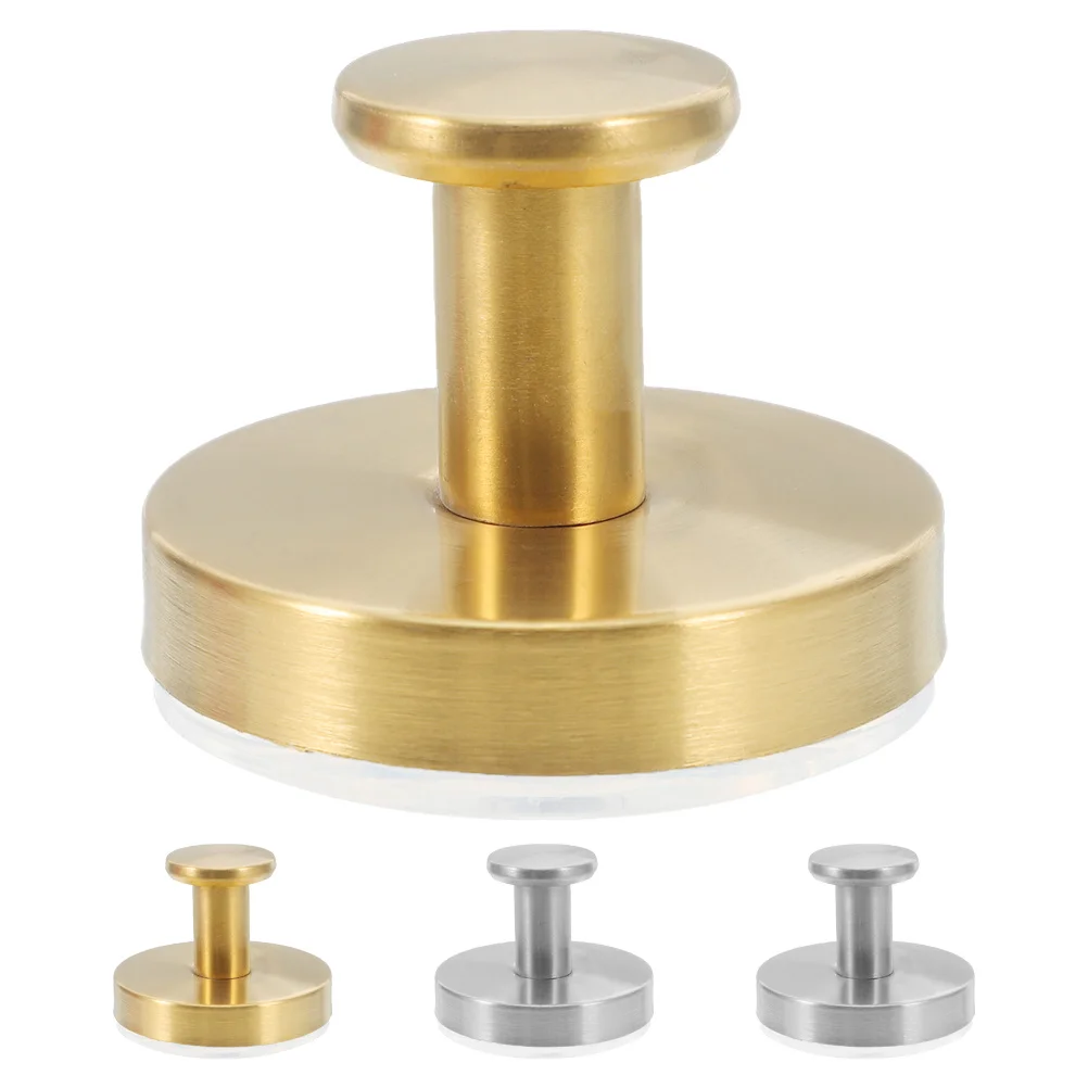 

4Pcs Stainless Steel Suction Cup Hooks No Drill Self Adhesive Wall Hooks for Bathroom Shower Coat Towel Hanging