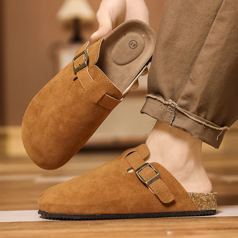 Summer Fashion Slippers Men Outdoor Anti-slip Flat Sole Breathable Water-resistant Lightweight Breathable Casual Shoes Men Shoes
