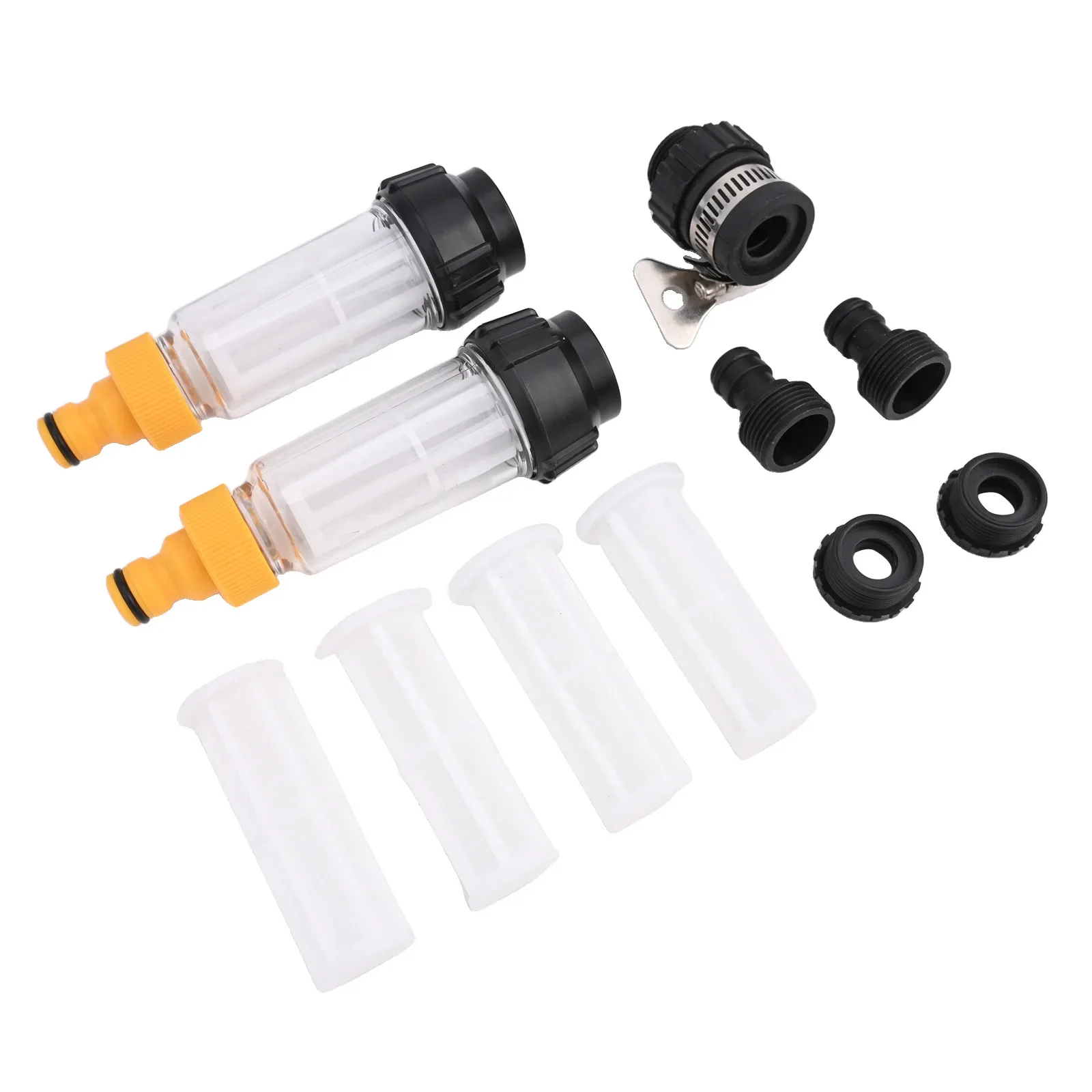

Outdoor Watering 3 4 Inch Transparent Garden Hose High Pressure Hose Filter ABS And PET Material Removes Impurities