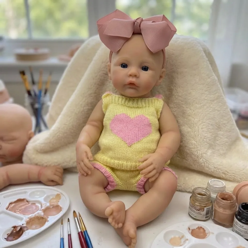 

Кукла-реборн Aizwa1 Meadow, 13 дюймов, силиконовая, ручной работы, мягкая на ощупь, для новорожденных, в подарок на день рождения