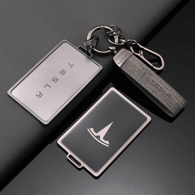 Pokrowiec na kluczyk samochodowy NFC ze stopu cynku TPU do Tesla Model 3 Model Y Brelok do kluczy Akcesoria do wnętrz samochodowych