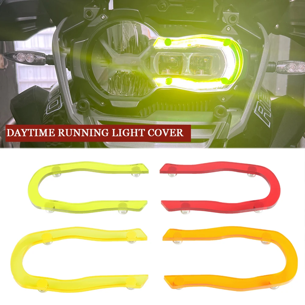 R1200GS R1250GS Moto Accessories LED Daytime Running light Cover For BMW R1250GS Adventure R 1250 GS R 1200 GS LC R1200GS Adv