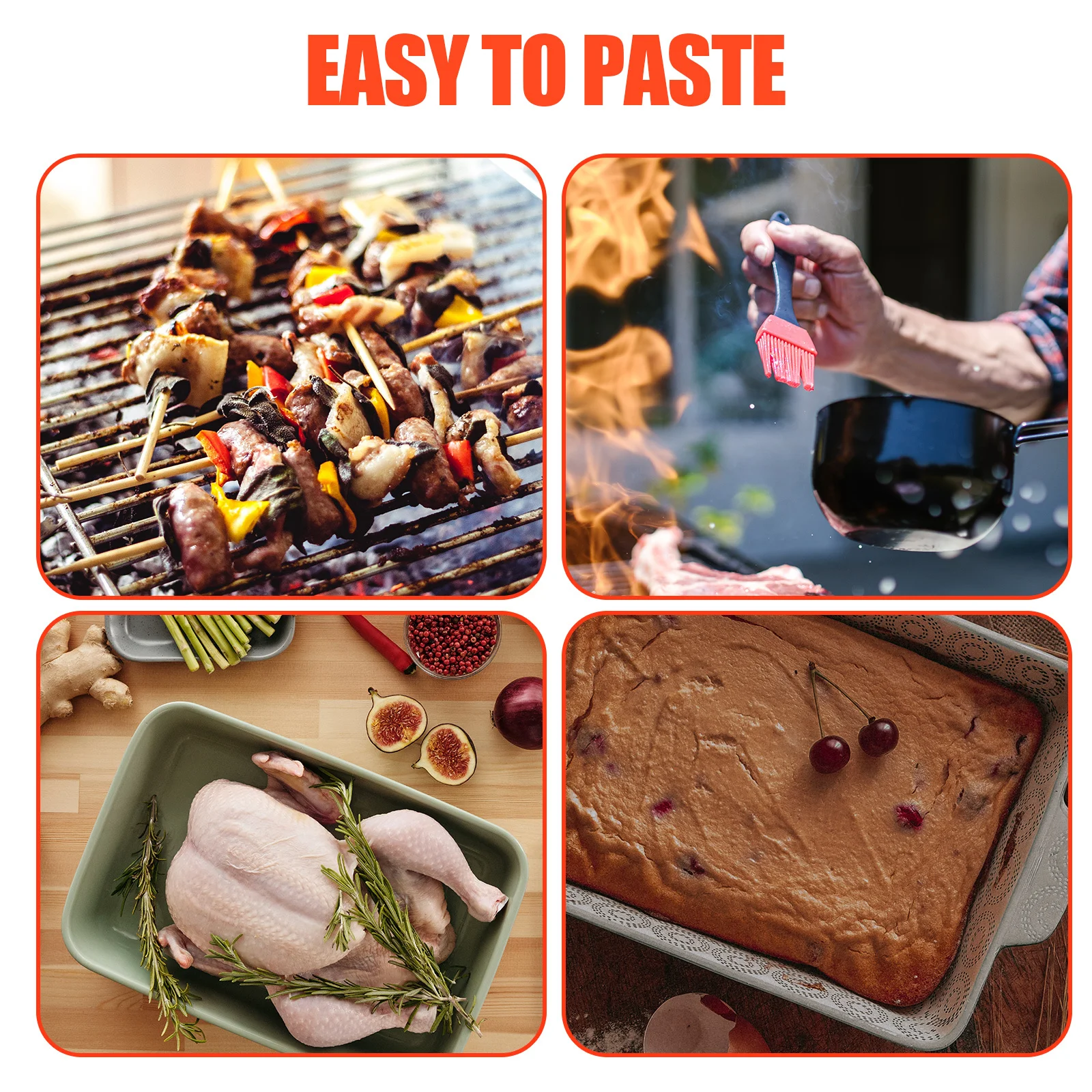 

Barbecue Cleaning Tool Long Handle Design Effortsaving Grill Brush for Weekend Chef and Grill Lover Bbq Cleaning Brush