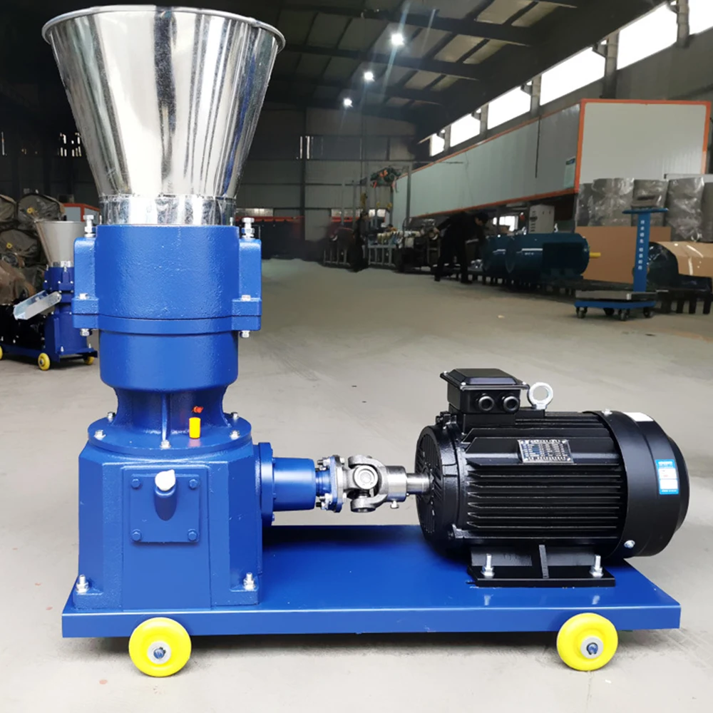 High Efficiency Electric Feed Mill Machine For Cattle Livestock Animal Feed Production