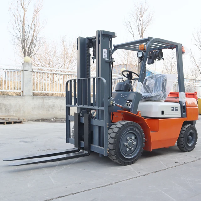 

Free Shipping CE EPA 3.5 Ton Diesel Forklift MultiFunctional Compact Diesel Forklift Wheel Outdoor Diesel Forklift With Cabin