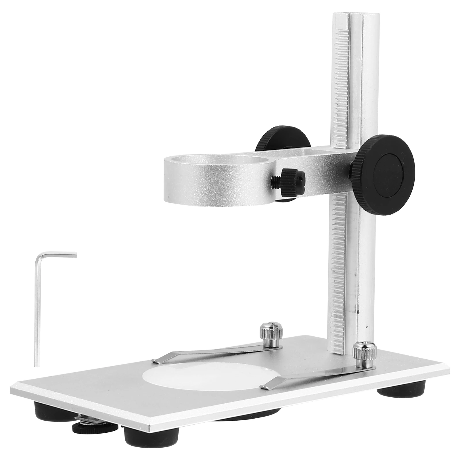 

Aluminum Alloy Microscope Digital Base Lifting Bracket Holder Support Adjustable Heavy Duty Sturdy Durable Long Service Life