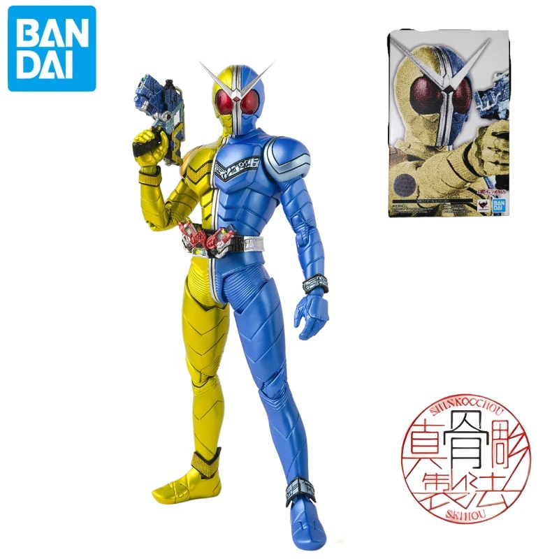 

In Stock Original Bandai S.H.Figuarts SHF RB Tokusatsu Kamen Rider Double LunaTrigger Action Figure Toys Collection Model Gift