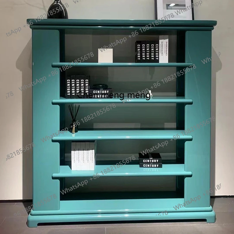 

Italian simple solid wood bookcase modern luxury solid wood bookshelf shelf storage study storage