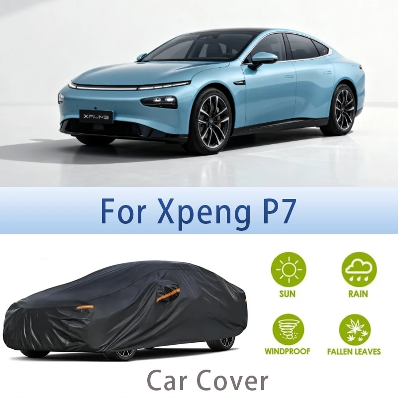

For Xpeng P7 Outdoor Protection Full Car Covers Snow Cover Sunshade Waterproof Dustproof Exterior Car accessories