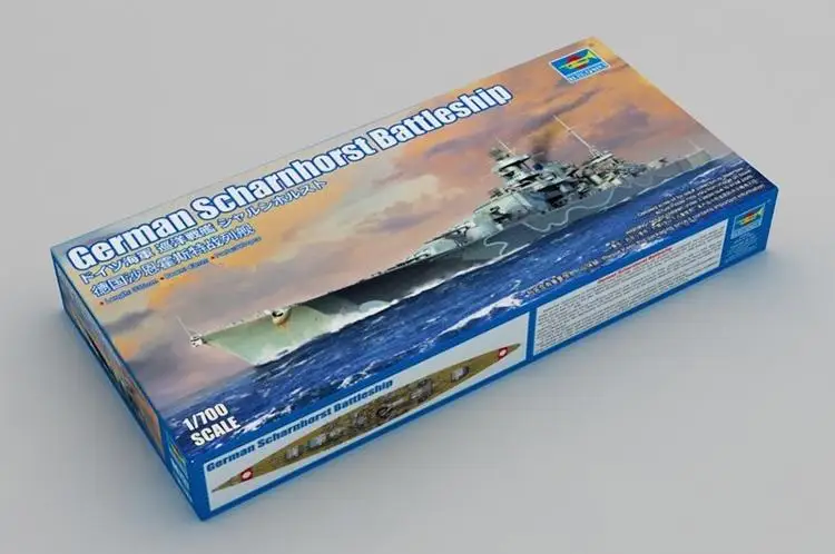 

Trumpeter 06737 1/700 German Scharnhorst Battleship Plastic model kit