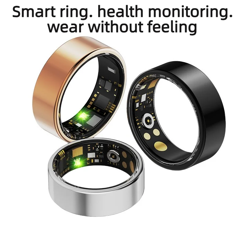2026 NEW Smart Ring General Heart Rate Blood Oxygen and Sleep Monitor Deep Waterproofing Multi-Sport Mode Ring