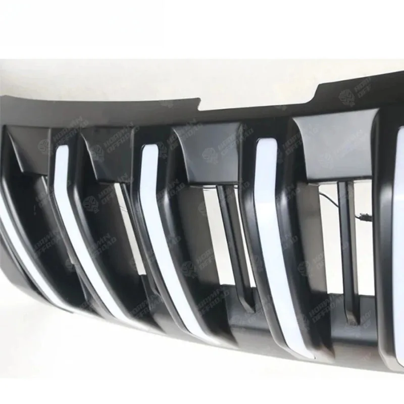 

Black ABS Front Racing Grille Bumper Upper Grill for Fortuner 2015-2020