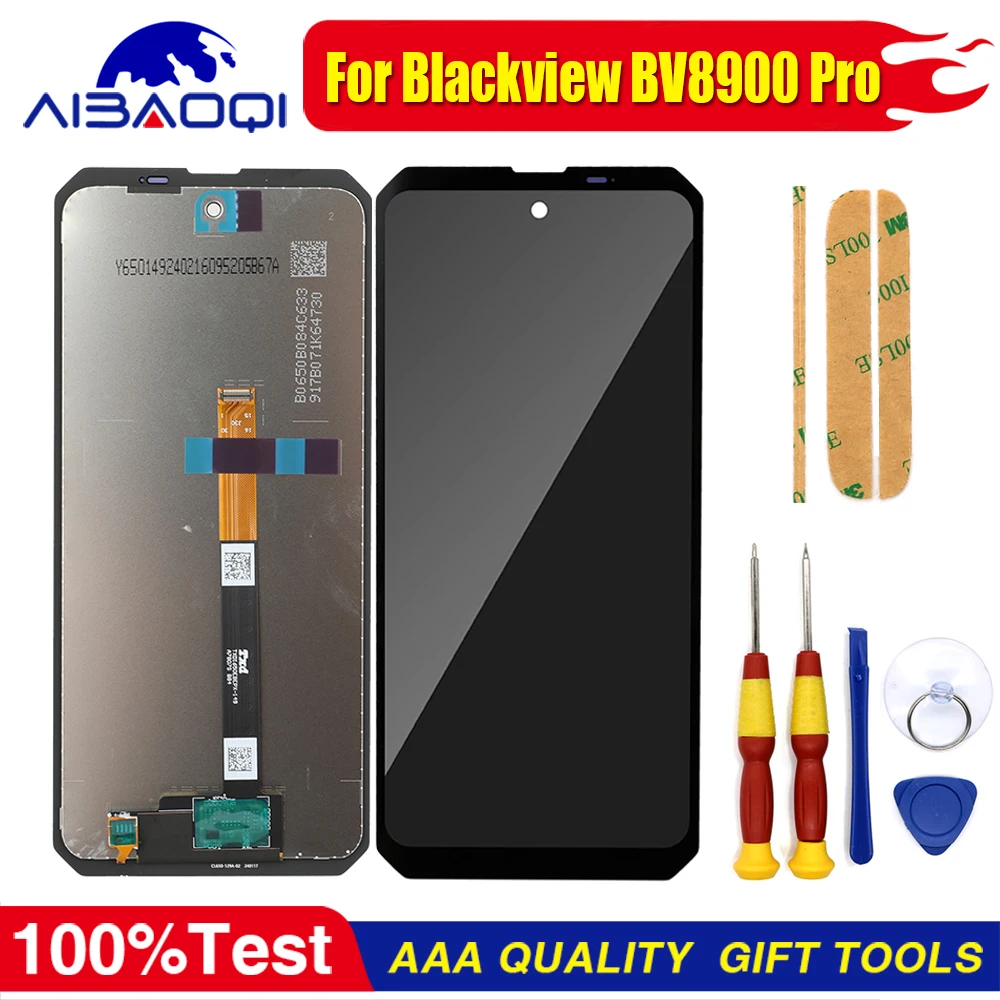 XUNQIYI 100% New Original Touch Screen For Blackview BV8900 BV8900 Pro Phone LCD Display Replacement Parts + Disassemble Tool