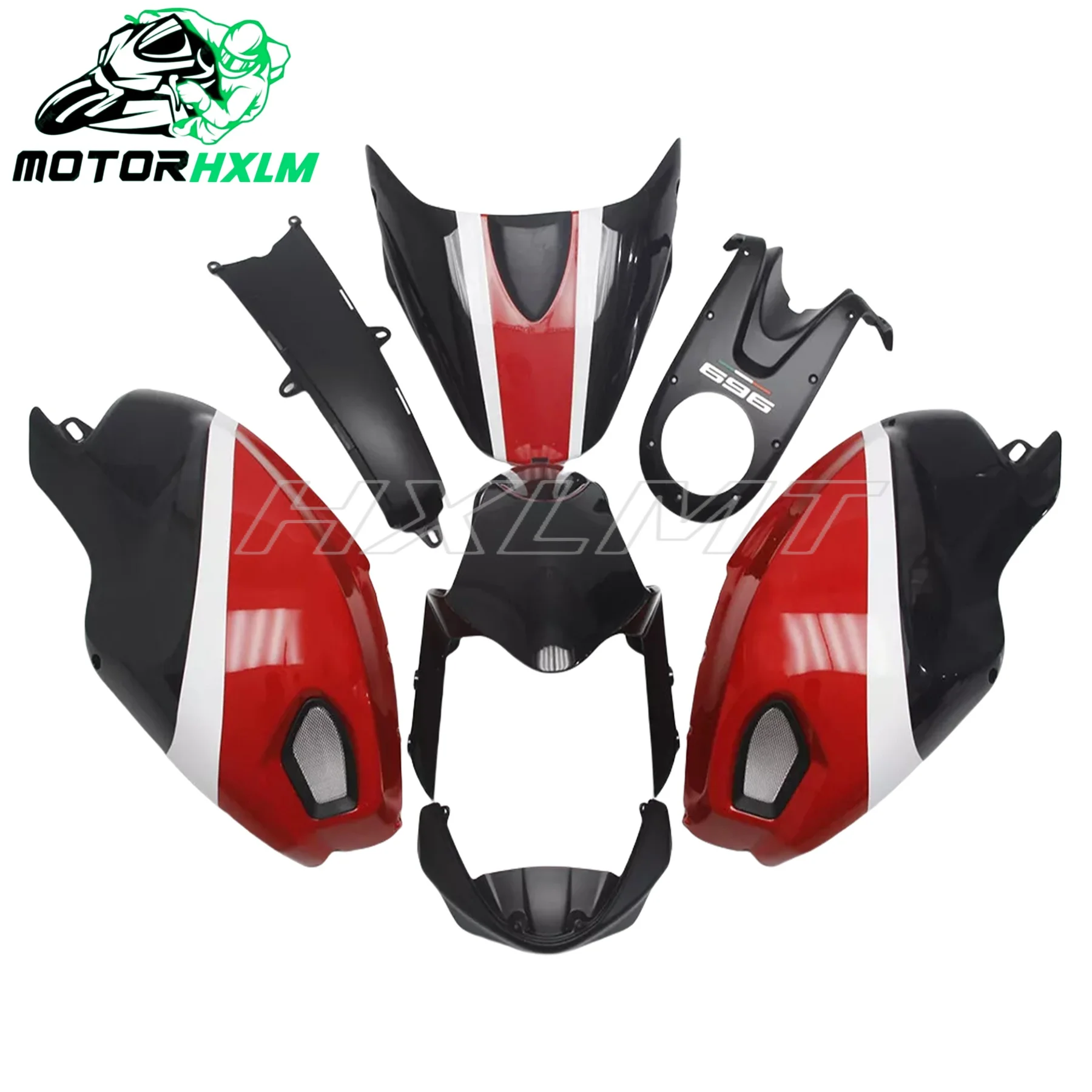 

ABS fairing kit For DUCATI 696 796 1100 2008 2009 2010 2011 2012 2013 2014 Fairing set