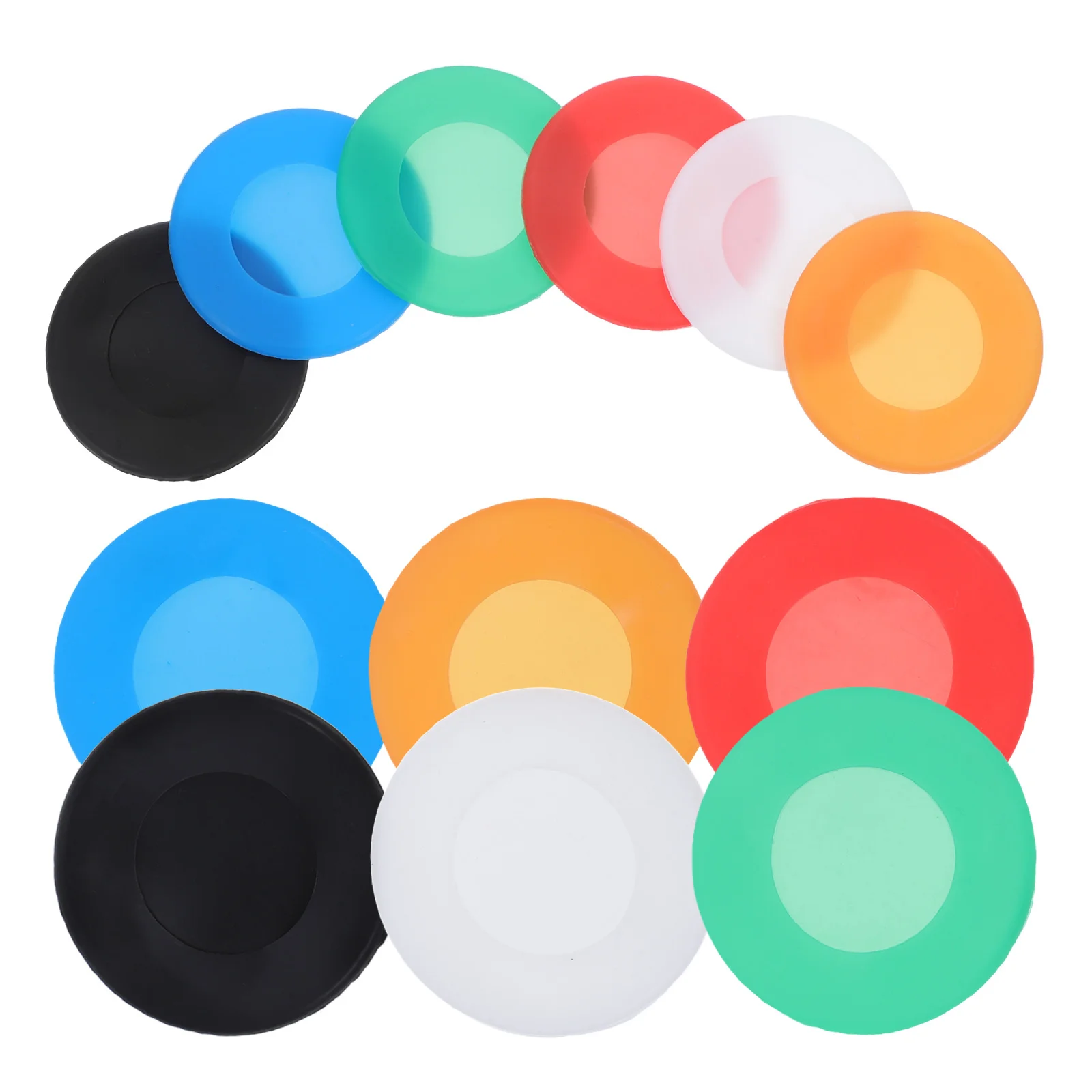 12 قطعة أغطية رأس سماعة الطبيب السيليكون المريحة كم واقي لسماعة الطبيب الحجاب الحاجز العالمي صالح أدوات طبية قطع الغيار #5