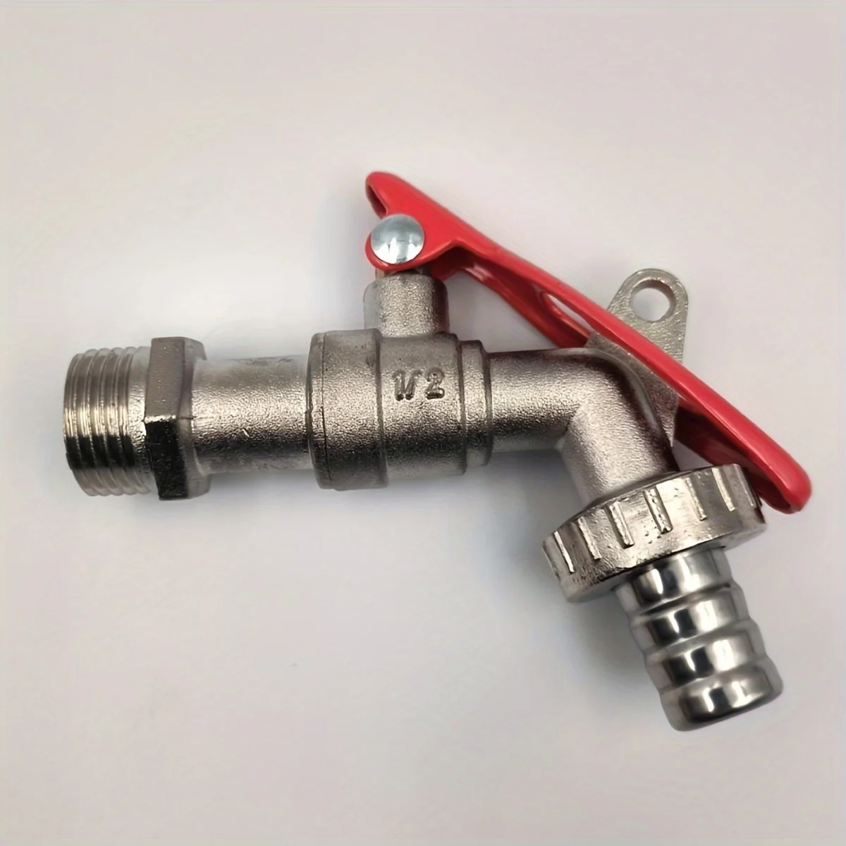 

Garden Faucet Zinc Alloy IBC Tank Water Tap Single Outlet Valve Replacement Outdoor Irrigation Gardening Lockable Faucet