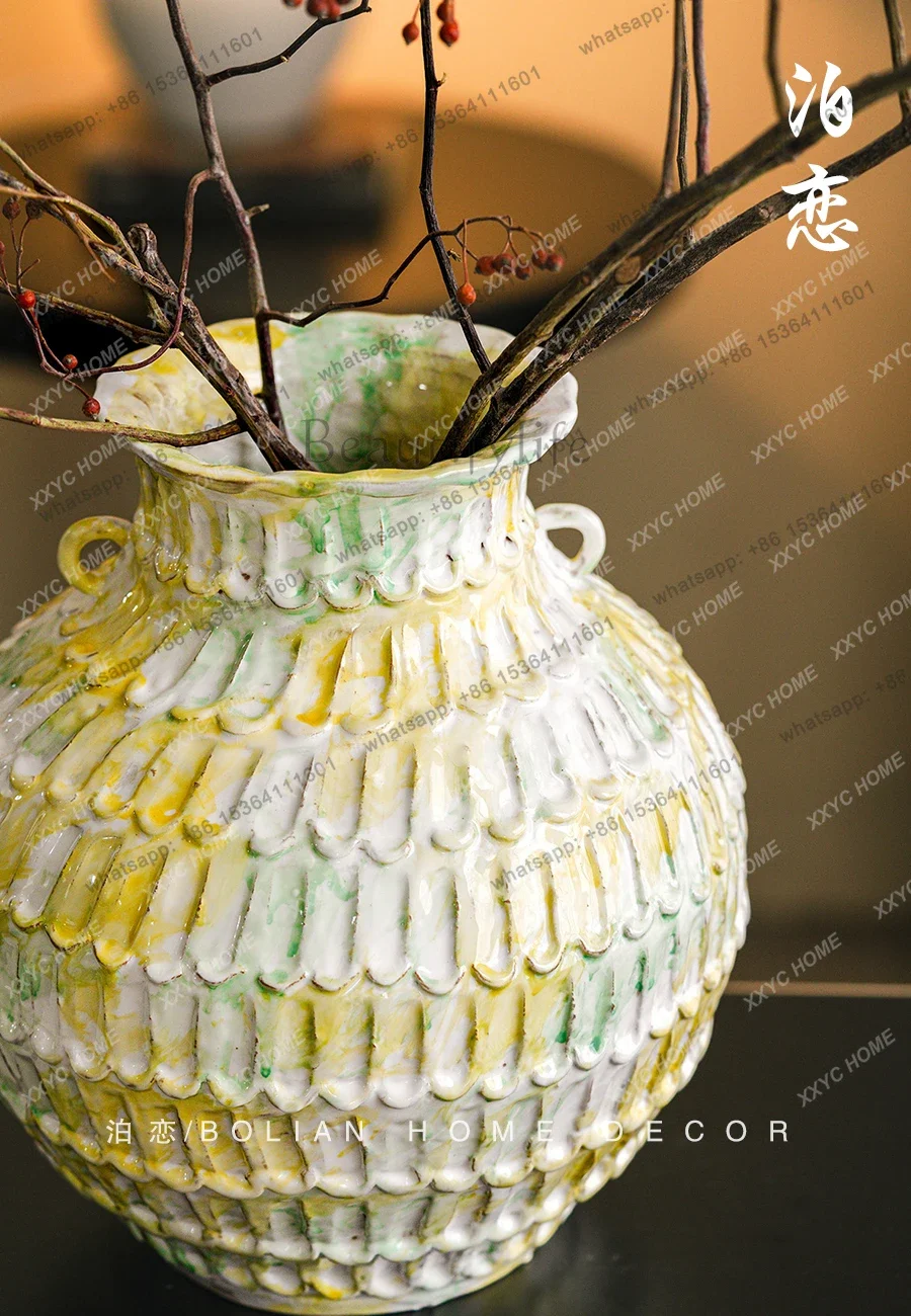 LJingdezhen Ceramic Vase Hotel High-end Desktop Hydroponic Vase
