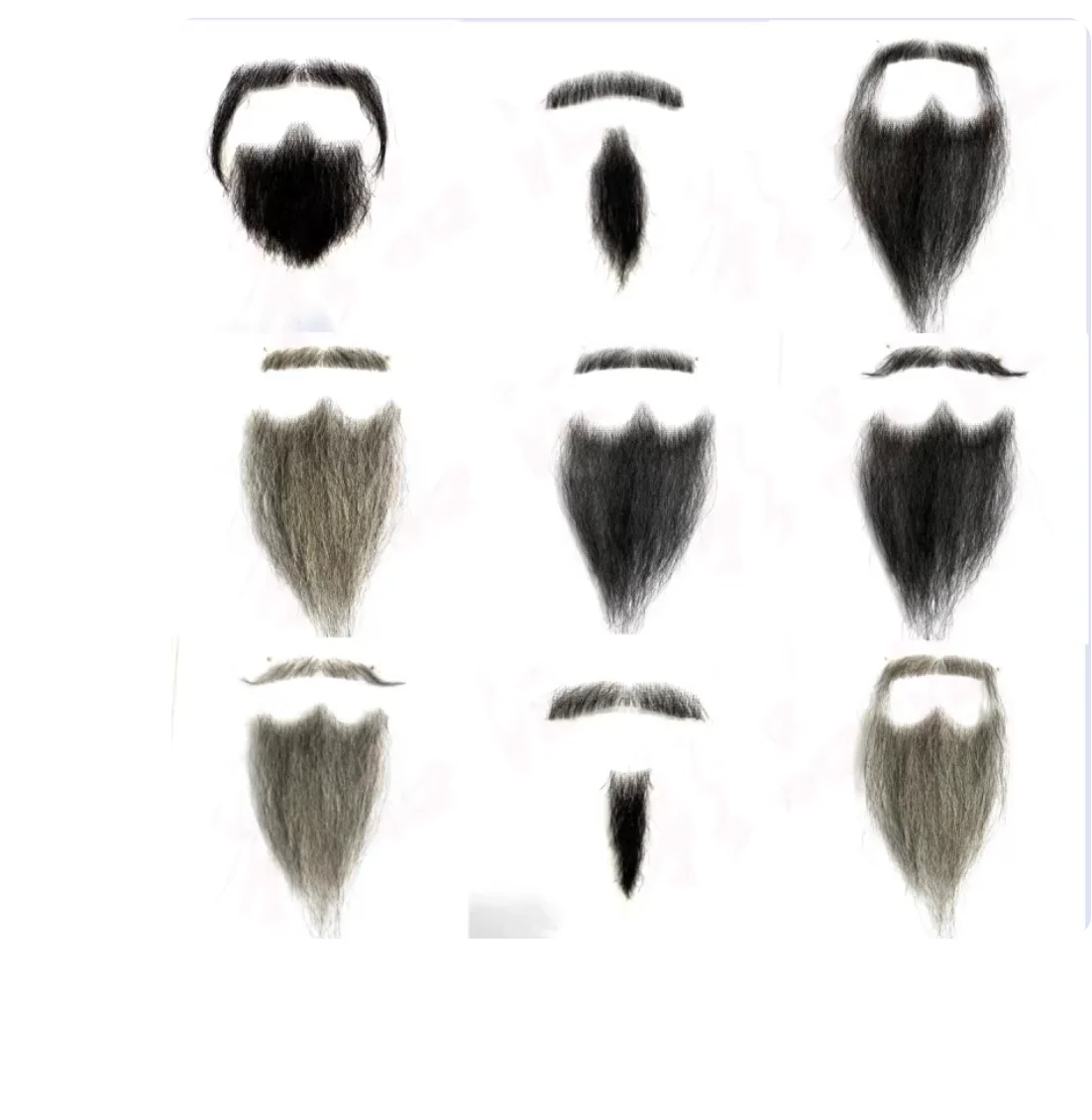 

Высококачественная искусственная борода и усы на крючке для мужчин: театральные, праздничные, драматические, праздничные, кинематографические аксессуары