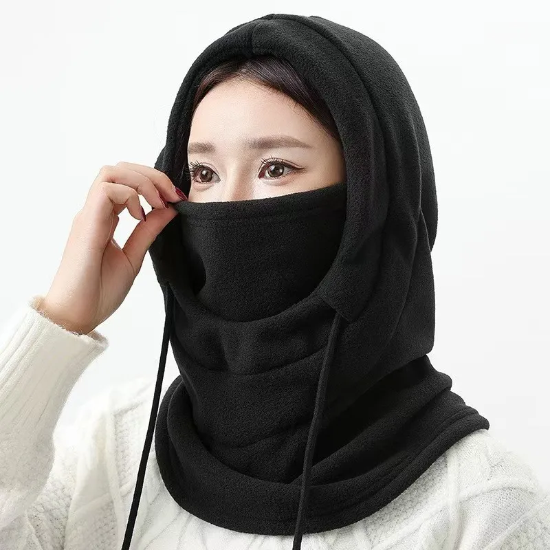 1 men's and women's winter outdoor cycling headgear skiing windproof and cold proof thick hat