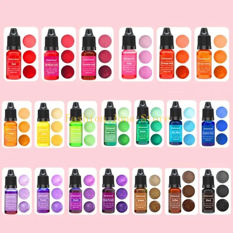 N5KA 20 Vibrant Colors High Concentrated Alcohol-Based Paint Colors Dye