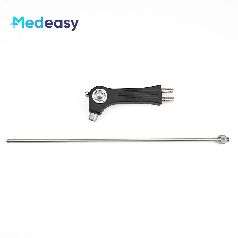 Button Type Gun Shaped Suction and Irrigation Tube Laparoscopy Suction and Irrigation Tube With Handle