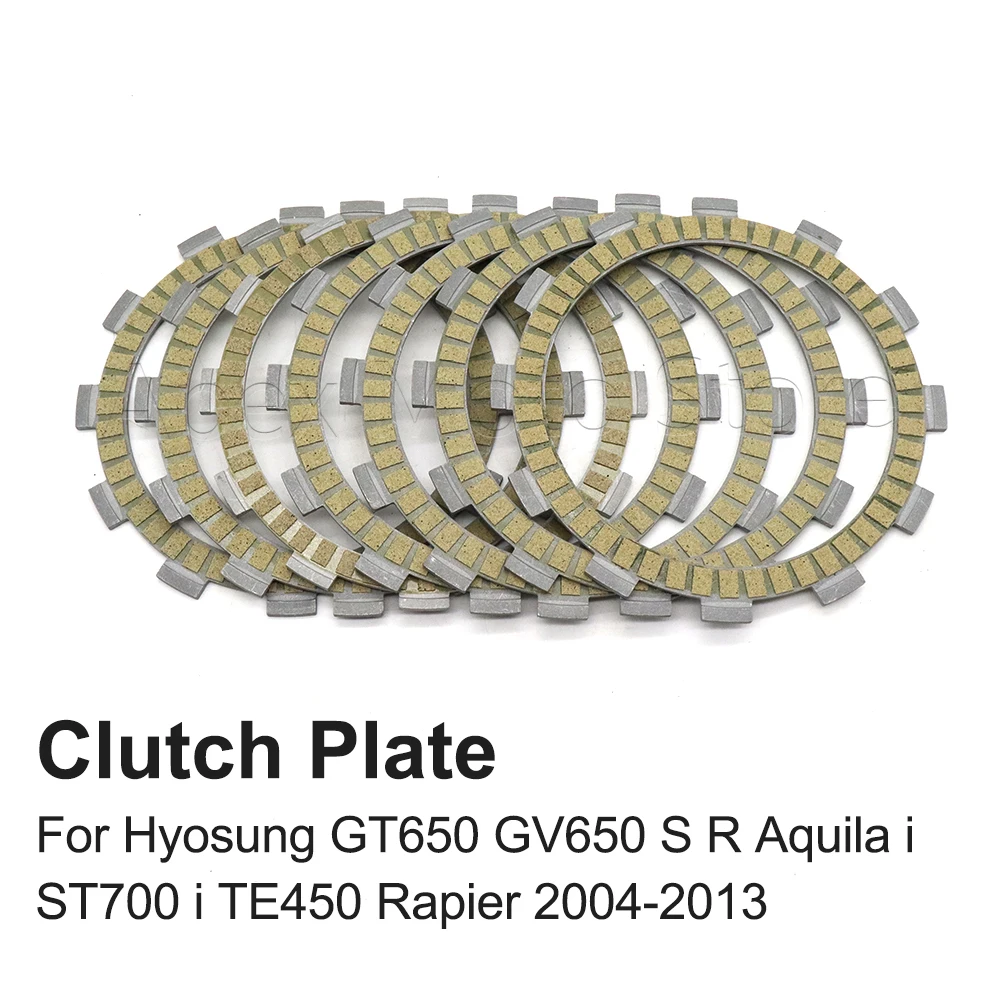 

For Hyosung GT650 GV650 S R Aquila i ST700 i TE450 Rapier Motorcycle Clutch Friction Disc Plate Kits Accessories