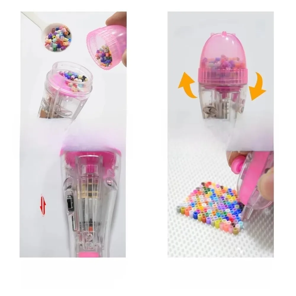 2.6mm Electric Perler Beads Pen Bead Dispenser DIY Beads Craft Projects Automatic Bead Pen Fast DIY Beaded Pens
