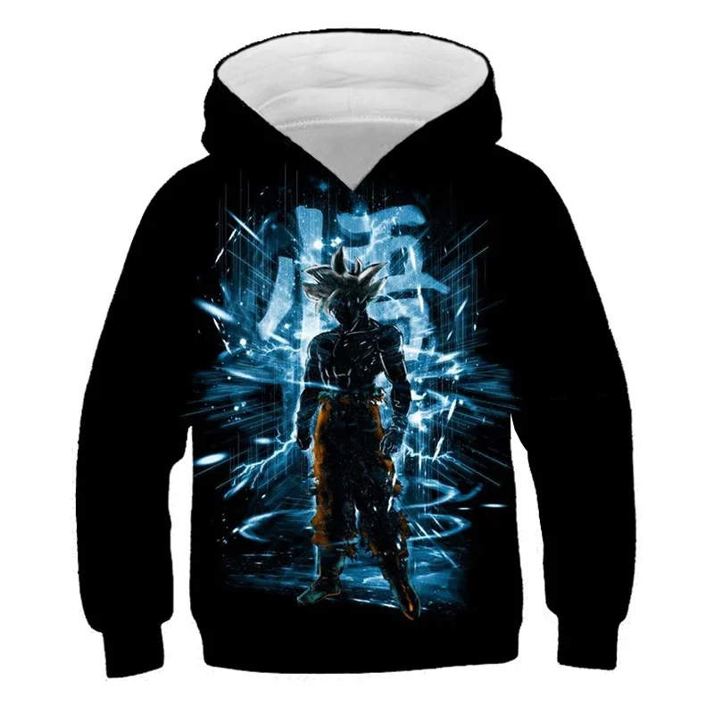 Kinder Vegeta Hoodie Kinder Dragon Ball Kapuzenpullover Mädchenkleidung Jungen Goku Super Saiyan Anime Anime-Kleidung