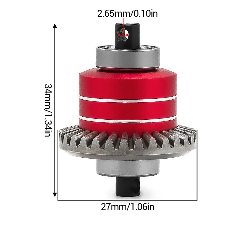 

-[No.68 ] For MJX Hyper Go RC Car 1/14 Scale Gear Differential Kit- Upgrade Parts For Model Numbers 14210& 14211