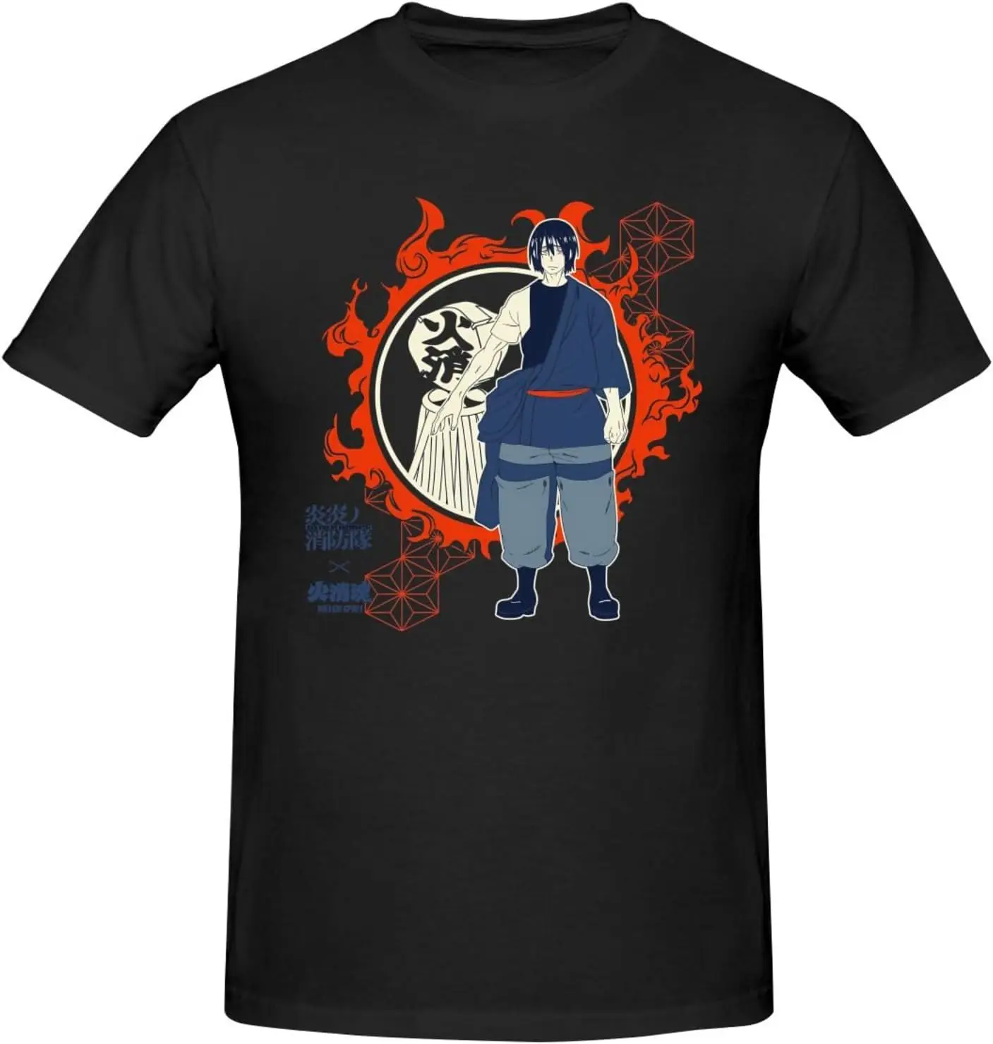 Мужская хлопковая футболка с коротким рукавом, с круглым вырезом