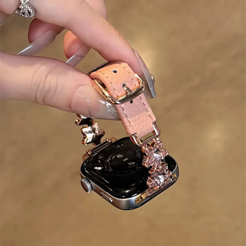 

Star studded diamond patchwork is suitable for HW Watch Fit3/Fit4 straps and HW Band 8/9/10NFC handmade straps