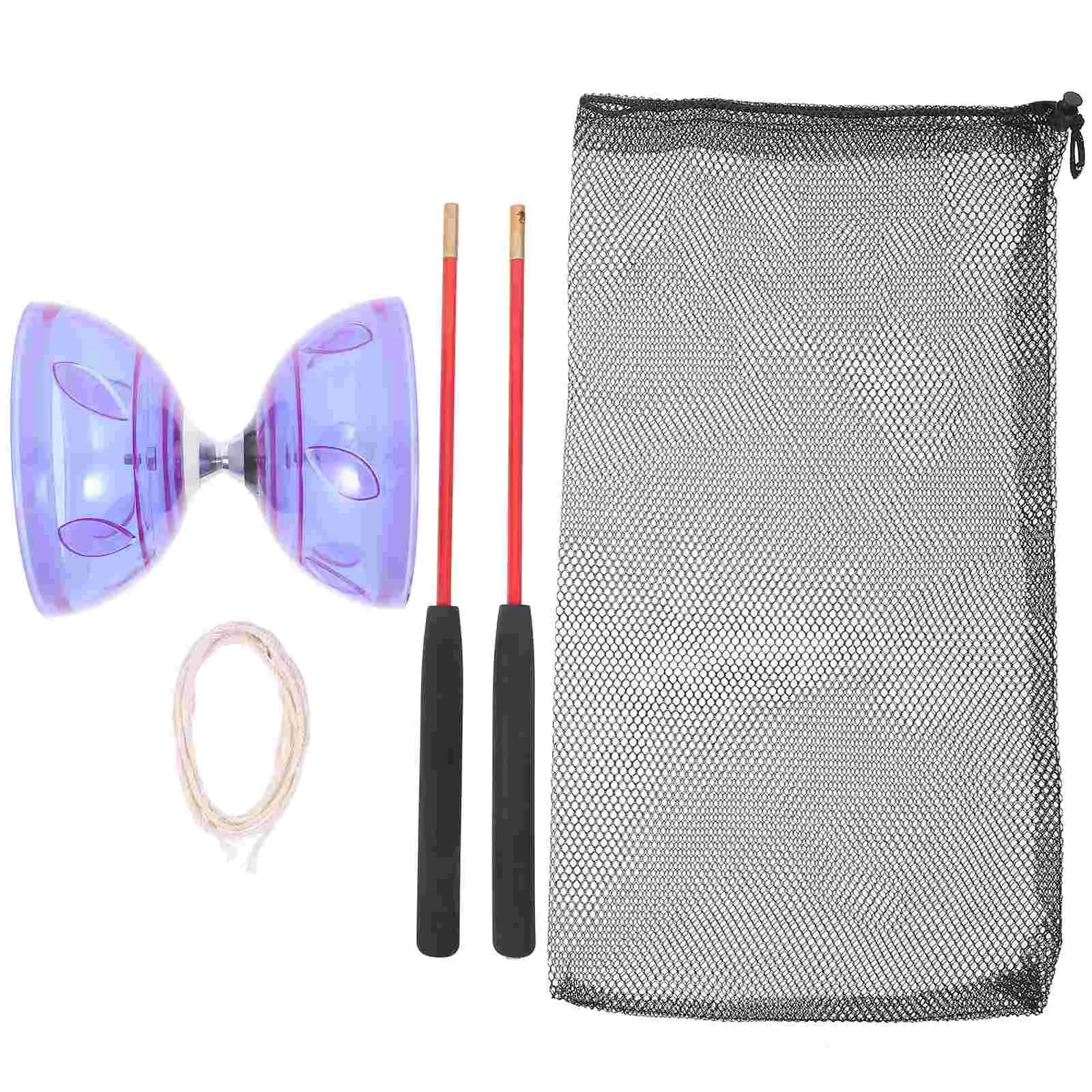 1 set Toy Fitness Diabolo Kids Plaything Soft Rubber Yoyo Professional Chinese For With Bearing Transparent Tpu Senior Adult