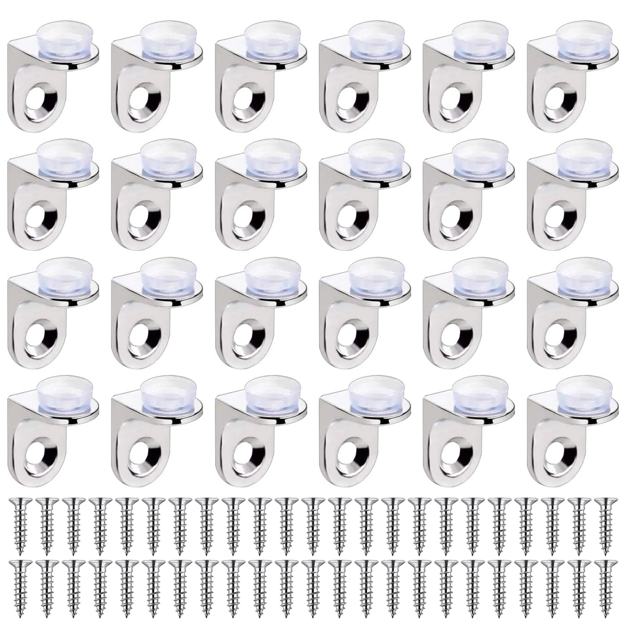 Glass Plate Bracket, Glass Plate Bracket, Suction Cup Bracket, Furniture Hardware Accessories for Cabinet, Wardrobe, Bookshelf