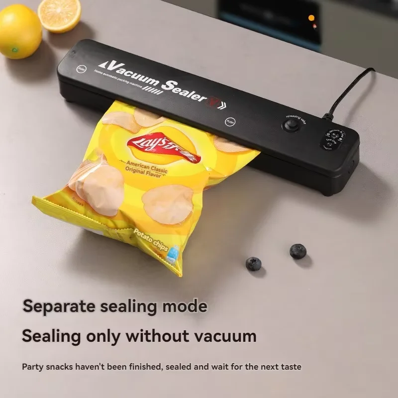 Máquina de envasado automático, máquina de sellado al vacío de alimentos, portátil, para el hogar, sellado de alimentos al vacío, ayudante de cocina de 220V