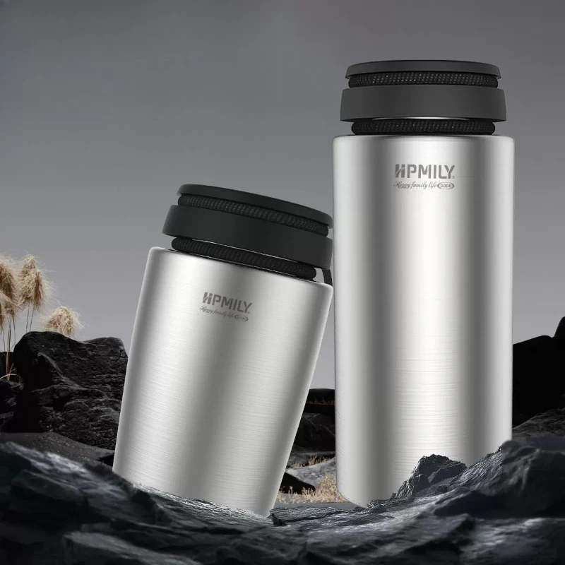 

LMM stainless steel single layer sports kettle outdoor large capacity travel bottle seal without leakage