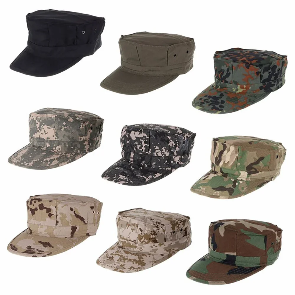 SINAIRSOFT Octagon Camouflagehoed voor buitensport Wandelen Kamperen Klimmen Jachtkledingaccessoires